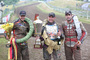 Bergringpokal-Gewinner Paul Cooper, Manfred Knappe (r.) und Dirk Fabriek (l.)