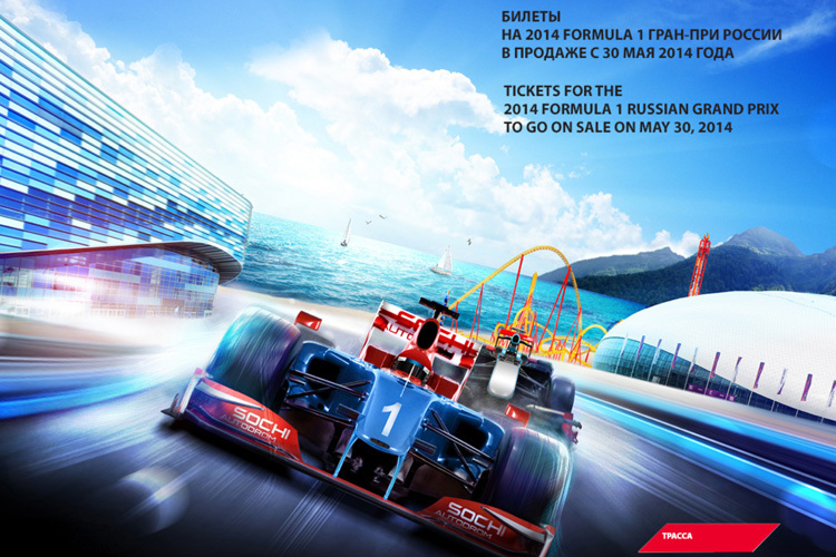 Ab nächster Woche gibt es Karten für den Grand Prix von Russland