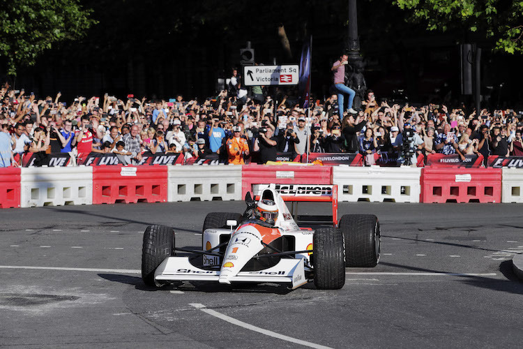 Stoffel Vandoorne im McLaren von 1991