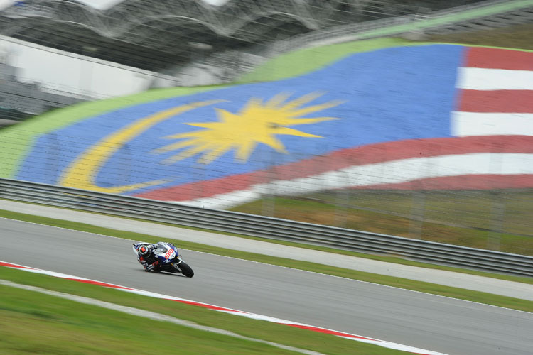 Jorge Lorenzo in Malaysia