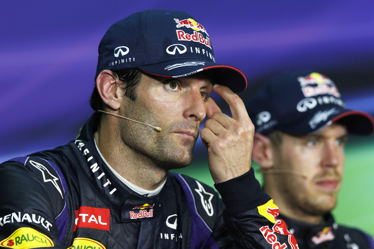 Mark Webber und Sebastian Vettel