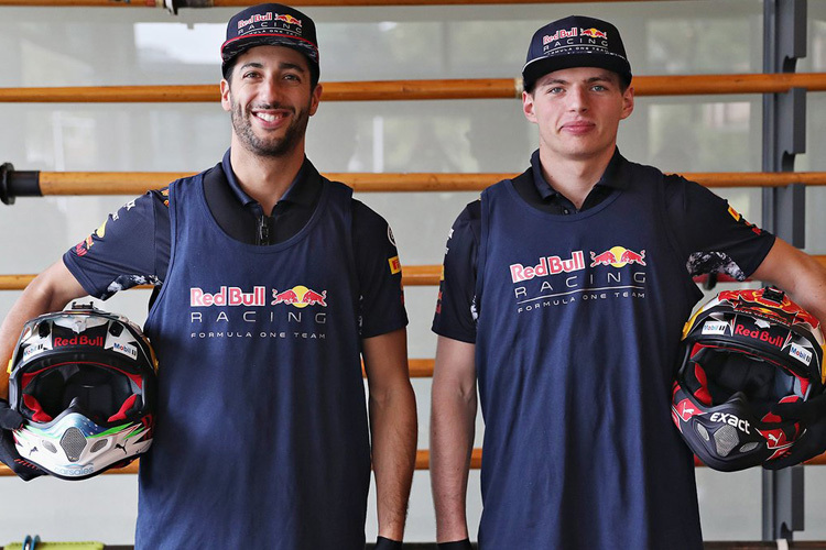 Daniel Ricciardo und Max Verstappen