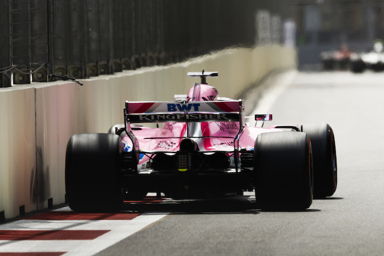 Sergio Pérez in Baku