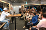 Lewis Hamilton bei seiner Medienrunde