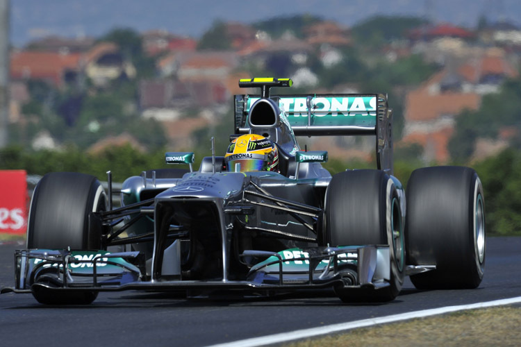 Lewis Hamilton konnte es erst gar nicht fassen, dass er im Qualifying zum Ungarn-GP die Pole-Position erobern konnte