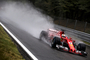 Sebastian Vettel 2017 im Regen von Monza