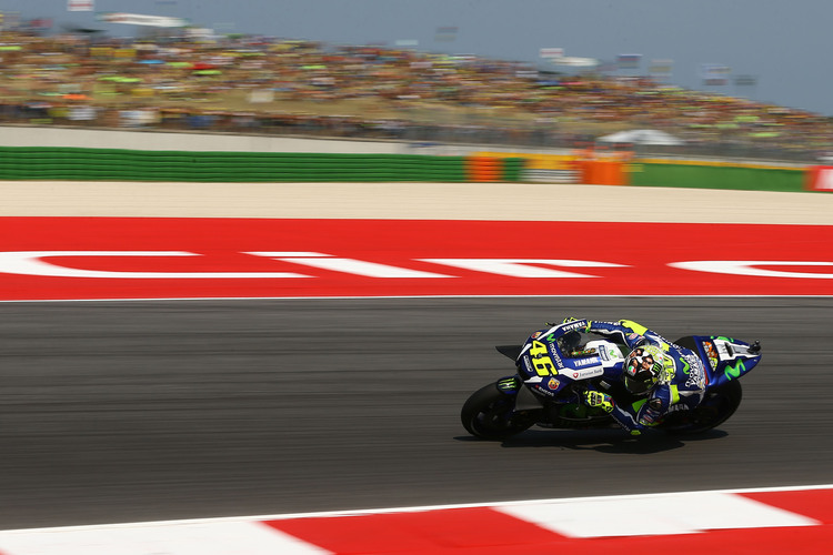 Valentino Rossi in Misano: zweitbester Startplatz