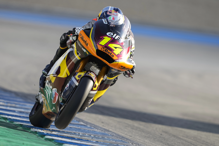 Tony Arbolino beim privaten Jerez-Test 