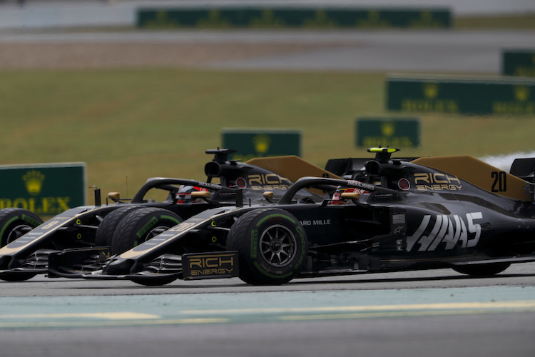 Kevin Magnussen und Romain Grosjean