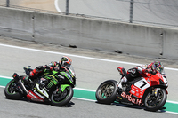 In Laguna Seca fuhr Chaz Davies (7) vor Jonathan Rea