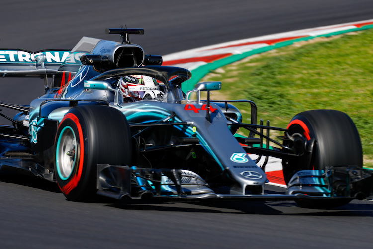 Lewis Hamilton im Mercedes-Benz