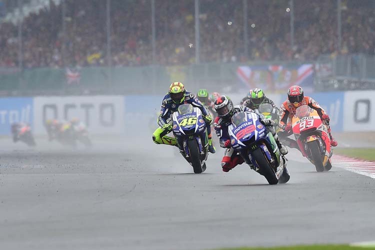 2015 sorgte das MotoGP-Regenrennen in Silverstone für einige Überraschungen