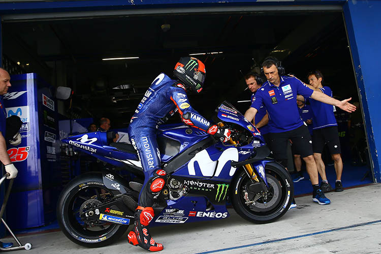 Maverick Viñales auf der Yamaha M1