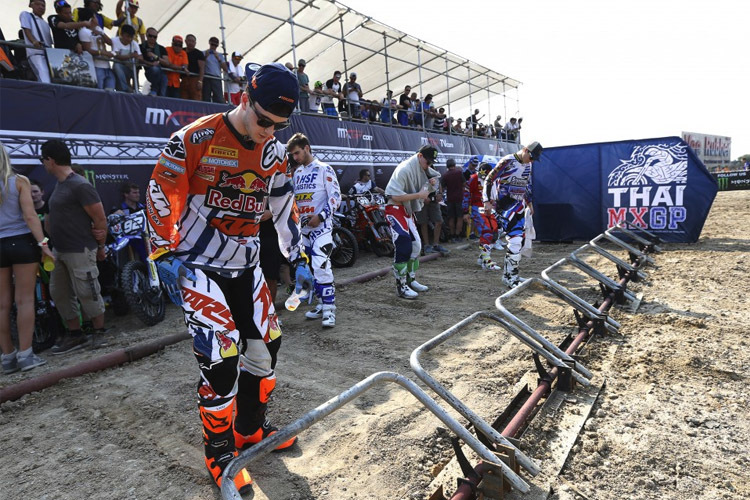 Auch Jeffrey Herlings haderte mit der Hitze in Thailand