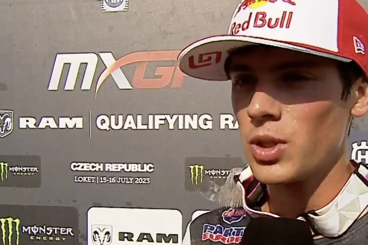 Jorge Prado gewann das MXGP-Qualifikationsrennen in Loket