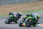 Das Tech3-Duo Pol Espargaro und Bradely Smith in Aragon
