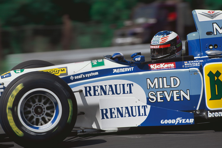 Michael Schumacher 1995 im Benetton-Renault
