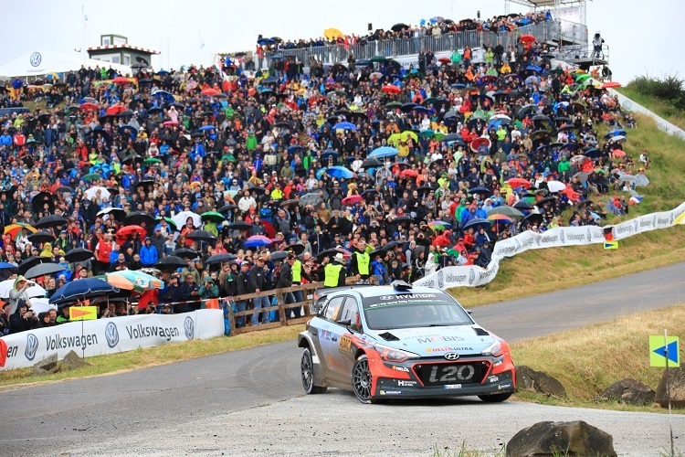 Thierry Neuville auf der Panzerplatte 2016