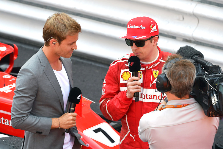 Nico Rosberg und Kimi Räikkönen in Monaco