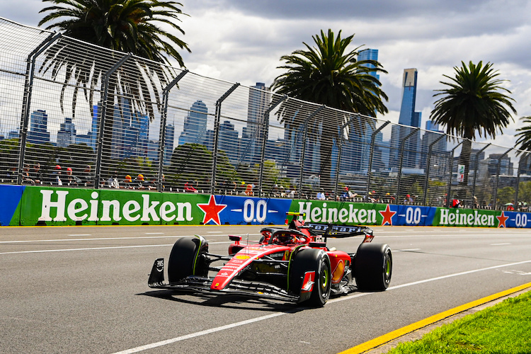 Carlos Sainz in Melbourne