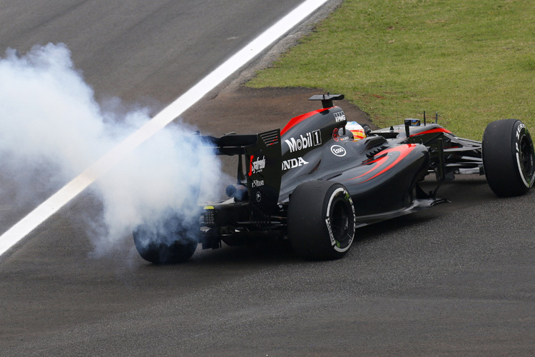 Fernando Alonso in Brasilien: Und wieder ein Schaden bei Honda