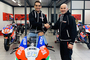 Tati Mercado (li.) mit Teammanager Lorenzo Mauri