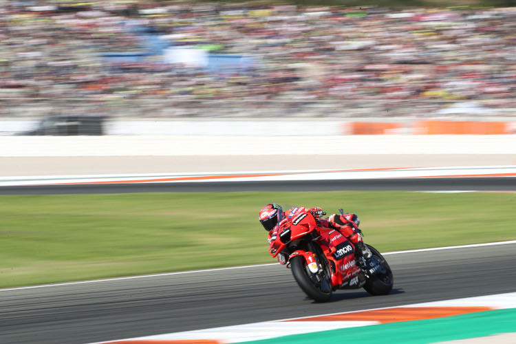 Im Vorjahr siegte in Valencia Pecco Bagnaia