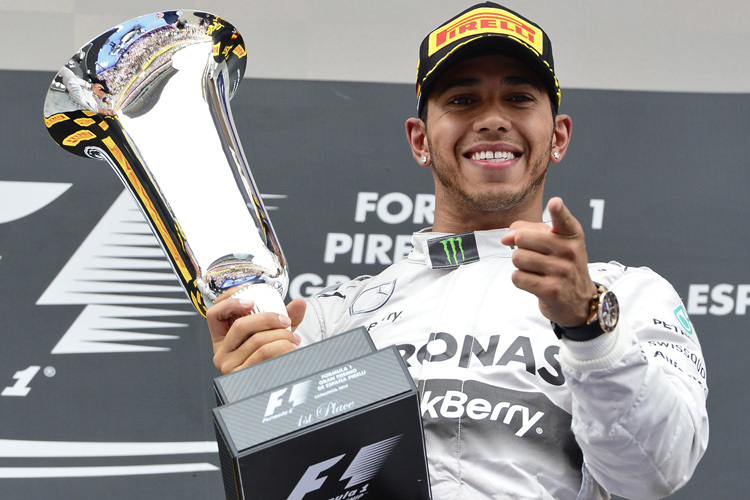 Lewis Hamilton kommt bester Dinge nach Deutschland