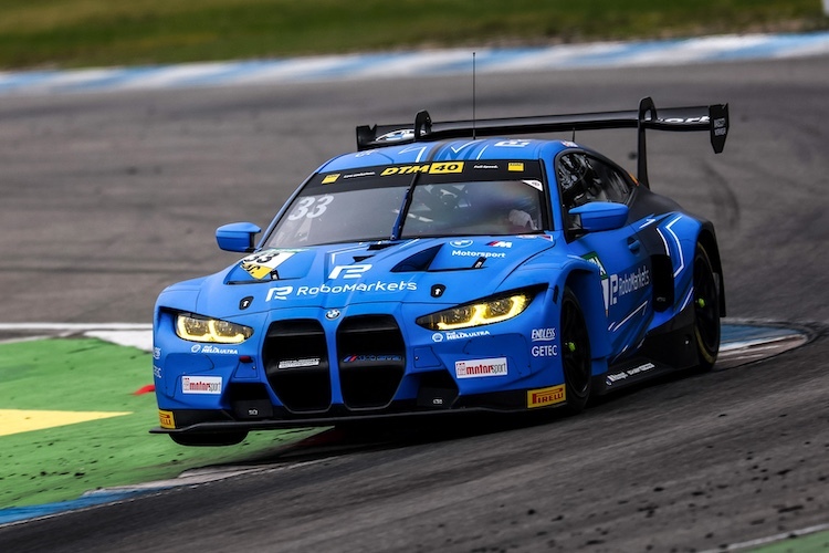  René Rast beim DTM-Test