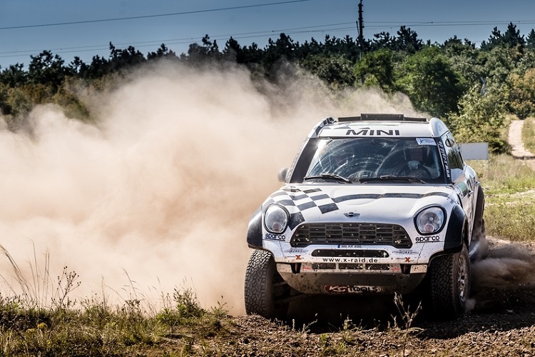 Mikko Hirvonen im Mini von X-raid