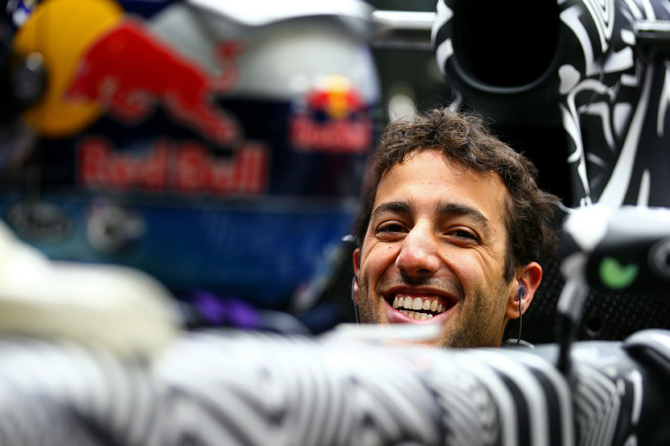 Daniel Ricciardo ist bester Dinge