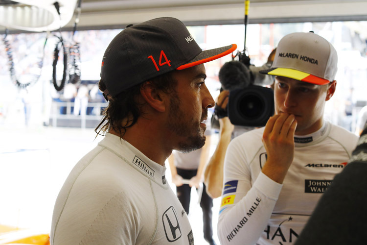 Fernando Alonso und Stoffel Vandoorne erwartet ein hartes Monza-Wochenende