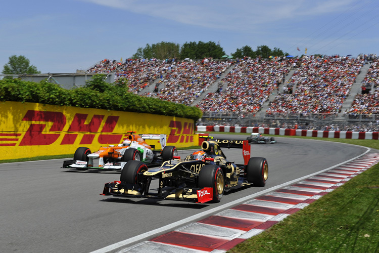 Gutes Beispiel: Romain Grosjean in Kanada