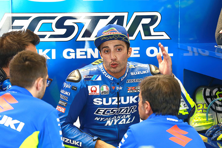 Suzuki-Pilot Andrea Iannone