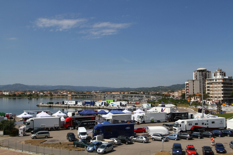 Der Servicepark in Olbia