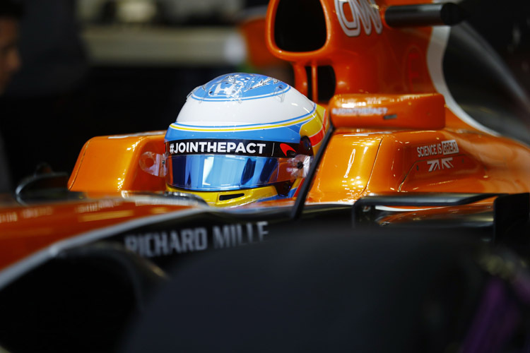 Fernando Alonso: «Natürlich sind die Punkteränge morgen im Rennen das Ziel»