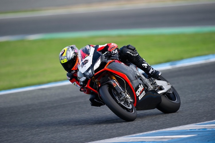 Milwaukee Aprilia fand sich beim Jerez-Test gut zusammen