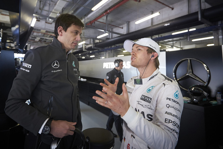 Mercedes-Motorsportdirektor Toto Wolff versteht den Frust von Nico Rosberg
