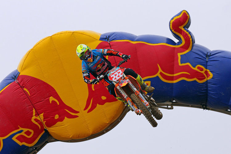 Tony Cairoli beim Vorbereitungsrennen in Mantua