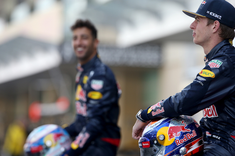 Daniel Ricciardo und Max Verstappen