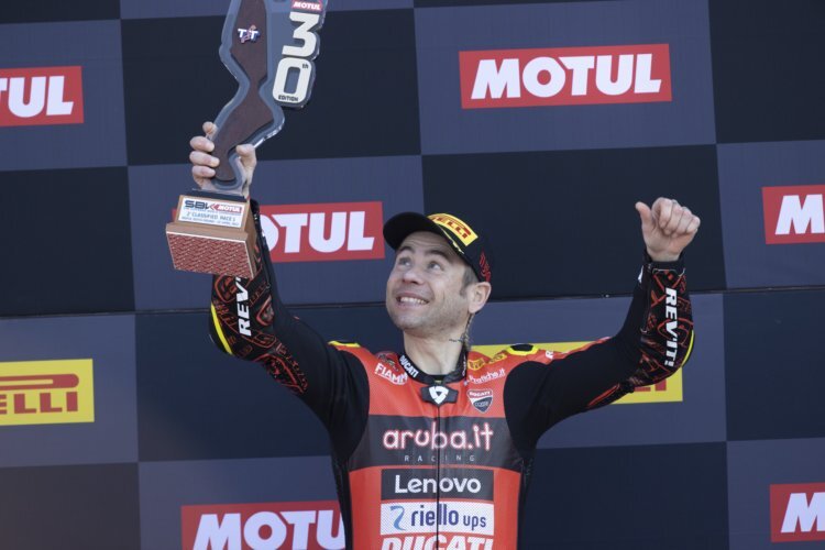 Mit Platz 2 konnte Alvaro Bautista gut leben