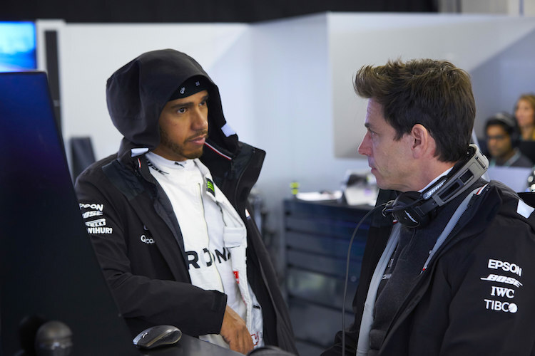 Lewis Hamilton und Toto Wolff