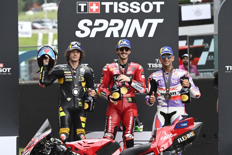 Sprint - Marco Bezzecchi, Francesco Bagnaia & Jorge Martin