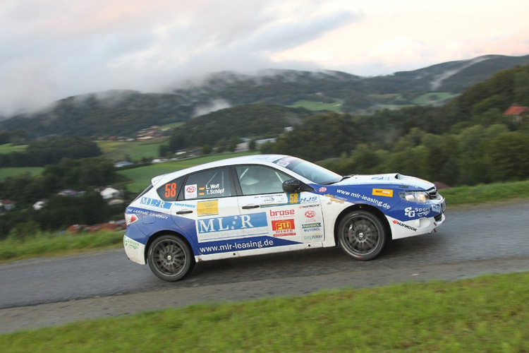 Leo Wolf bei der Rallye Niederbayern