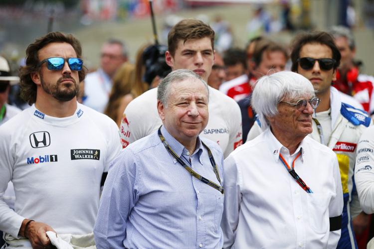 Jean Todt und Bernie Ecclestone: Mit den Fahrern nicht einig