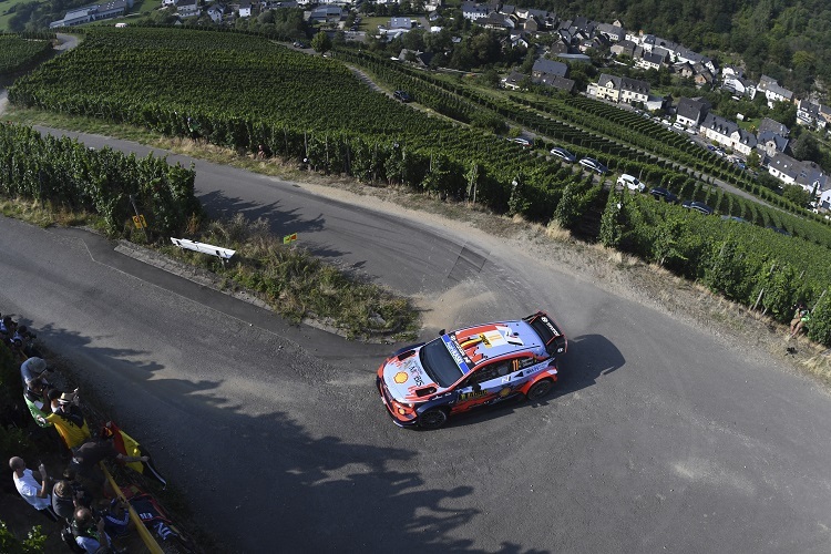 Thierry Neuville ber der ADAC Rallye Deutschland 2019