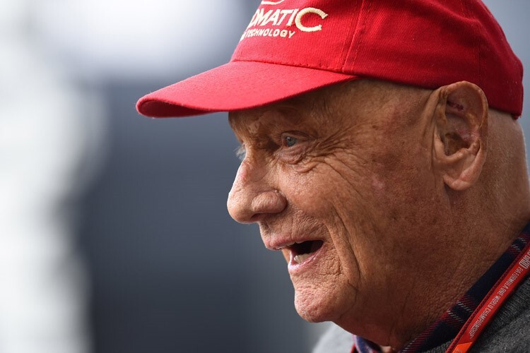 Der dreifache Formel-1-Weltmeister Niki Lauda