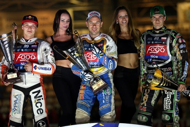 Die Top 3 - Nicki Pedersen gewinnt vor Emil Sayfutdinov und Patryk Dudek