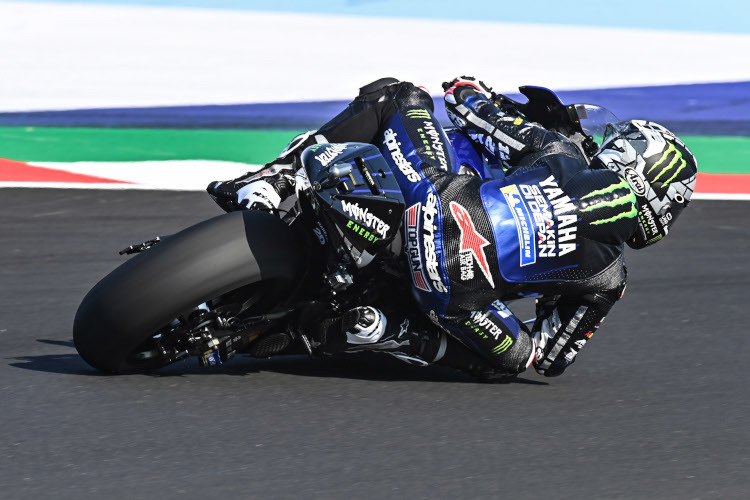 Yamaha-Werksfahrer Maverick Viñales lobte den neuen Streckenbelag in Misano