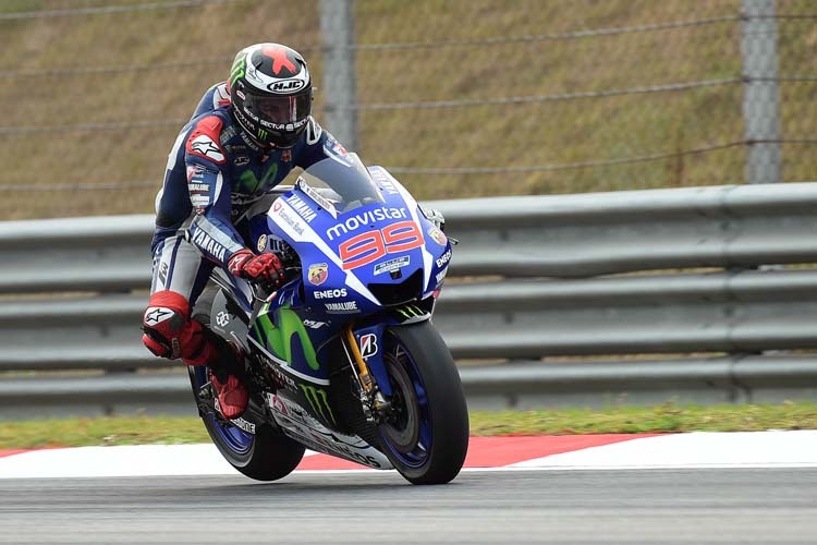 Jorge Lorenzo auf der Yamaha M1